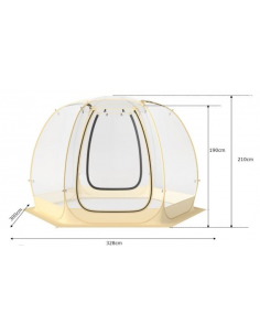 transportabelt festtelt fest telt camping strandtelt campingtelt pavillon campingudstyr 2