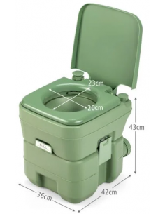 campingtoilet campingkloset toilet kloset camping campingudstyr 2