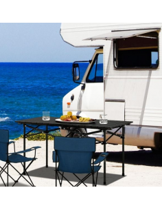 transportabelt campingbord strandbord havebord camping klapbart campingudstyr 2