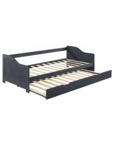 børneseng med udtræk ungdomsseng træ indretning til børneværelset dreng drengeværelse 2