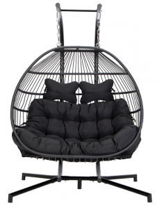 Havemøbler hængestol 2 personer hængekøjer udendørsmøbler