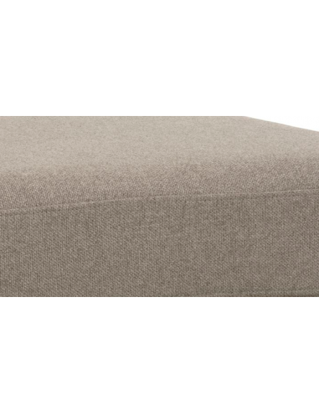stor u-sofa u sofa i moderne design stof brun 2 chaiselonger
