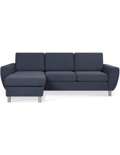 chaiselongsofa chaiselong sofa moderne billig tilbud stof blå