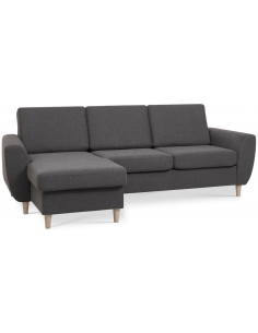 chaiselongsofa chaiselong sofa moderne billig tilbud stof grå