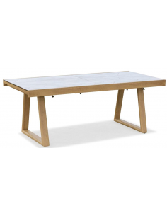 havebord med udtræk træ teak eg havemøbler udendørsmøbler 2