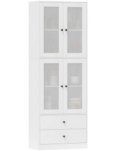 køkken skænk skab køkkenskab opbevaring hvid mikroovn microovn