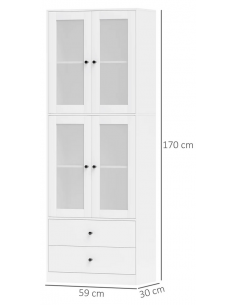 køkken skænk skab køkkenskab opbevaring hvid mikroovn microovn 2