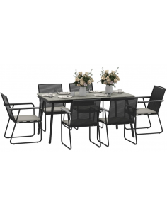 spisebordssæt udendørs havemøbler havebord med havestole polyrattan