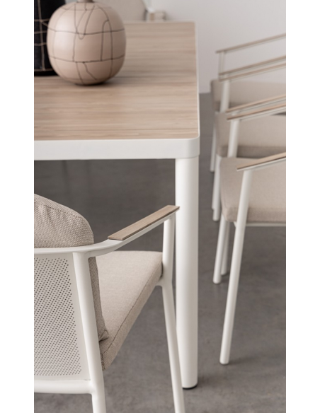 spisebordssæt udendørs havemøbler havebord med havestole polyrattan