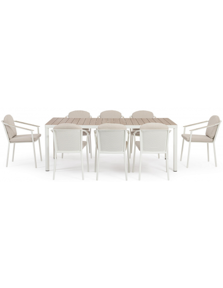 spisebordssæt udendørs havemøbler havebord med havestole polyrattan
