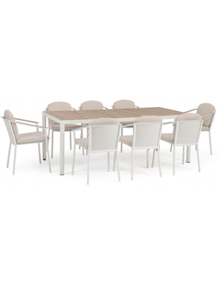 spisebordssæt udendørs havemøbler havebord med havestole polyrattan