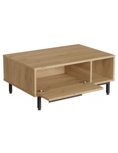 sofabord med opbevaring træ eg opbevaring stuemøbler 2