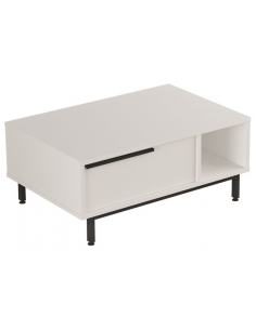 sofabord med opbevaring træ hvid opbevaring stuemøbler