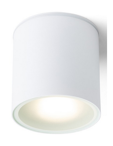 udendørs påbygningsspot hvid sort led loftlampe udhæng udendørslamper udendørsbelysning