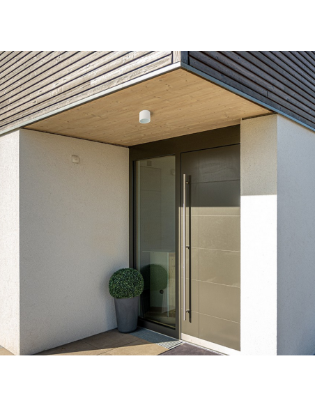 udendørs påbygningsspot hvid sort led loftlampe udhæng udendørslamper udendørsbelysning