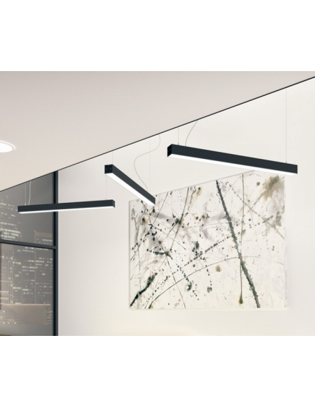 Langbordspendel langbordspendler Loftlampe sort led design