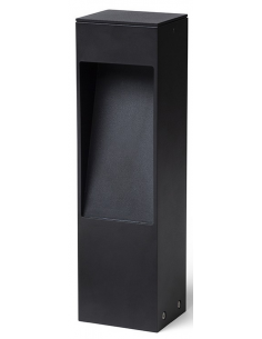 Udendørs bedlampe led sort rund havelamper udendørslamper 2