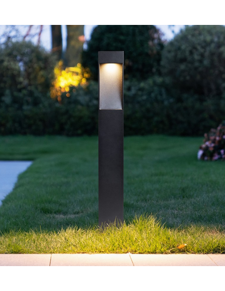 Udendørs bedlampe led sort havelamper udendørslamper