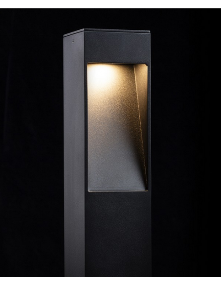 Udendørs bedlampe led sort havelamper udendørslamper