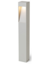 TORIN Bedlampe i aluminium og glas H60 cm 7W LED - Lysegrå