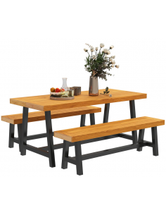 bord bænkesæt havemøbler havebænke udendørsmøbler