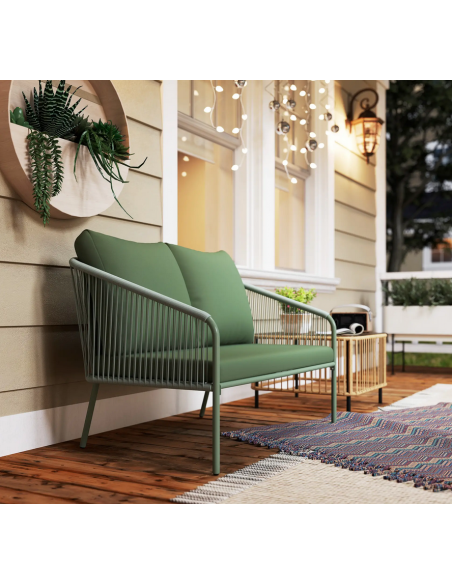 havebænk polyrattan havesofa altan