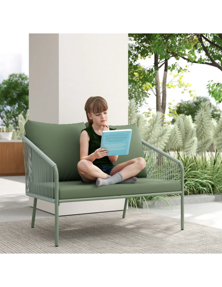 havebænk polyrattan havesofa altan