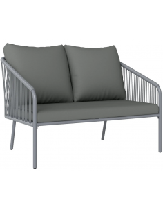 havebænk polyrattan havesofa altan