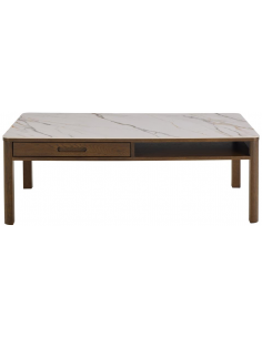 sofabord opbevaring moderne træ brun