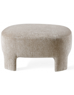 fodskammel skammel bænk beige stof