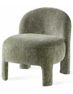 lænestol stof grøn moderne loungestol