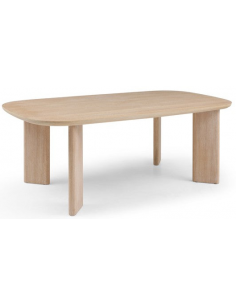 ovalt spisebord egetræ eg 2