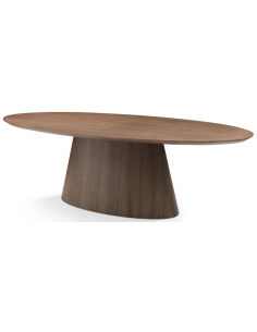 ovalt spisebord valnøddetræ valnød ovale spiseborde