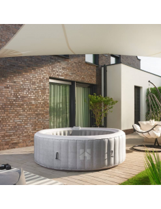 udendørs oppusteligt spa udendørsspa spabad udendørs terrasse tilbud massage whirlpool boblebad
