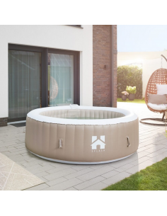 udendørs oppusteligt spa udendørsspa spabad udendørs terrasse tilbud massage whirlpool boblebad