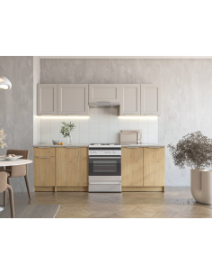 komplet køkken eg sommerhus lejlighed lille