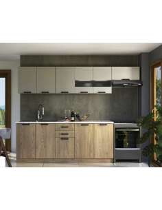 komplet køkken eg sommerhus lejlighed lille
