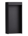 ALLEY Udendørs bedlampe i aluminium H30 cm 8W LED - Mat antracit