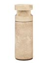 BALMA Udendørs bedlampe i travertin marmor & glas H54 cm 21W LED - Beige