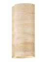 BALMA Udendørs up/down væglampe i travertin marmor H29 cm 23W LED - Beige