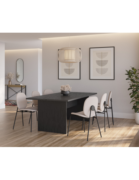 spisebord eg egetræ træ sort
