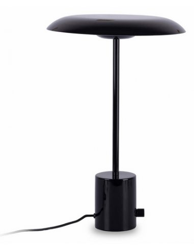 Hoshi Bordlampe Med Dæmper H40 Ø26 12w Smd Led Blank Sort