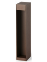CERLER Bedlampe i aluminium H35 cm 9W LED - Rustbrun