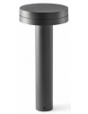 ESPOT Bedlampe i aluminium H35 cm 9W LED - Mørkegrå