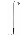 LILY Udendørs bedlampe på spyd i stål og glas H119 cm 1 x 3W COB LED - Sort