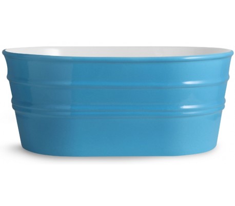 Tinozza håndvask i keramik 58,5 x 40 cm - Solgul