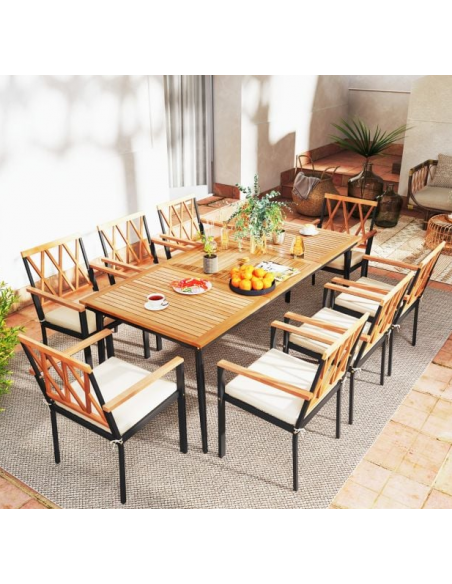 havebord træ havemøbler