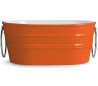 Tinozza håndvask i keramik 58,5 x 40 cm - Orange