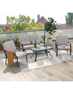 loungesæt havemøbler terrassemøbler udendørsmøbler 2