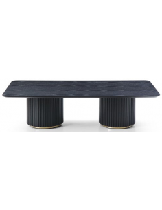 sofabord sort træ aflangt stort 2